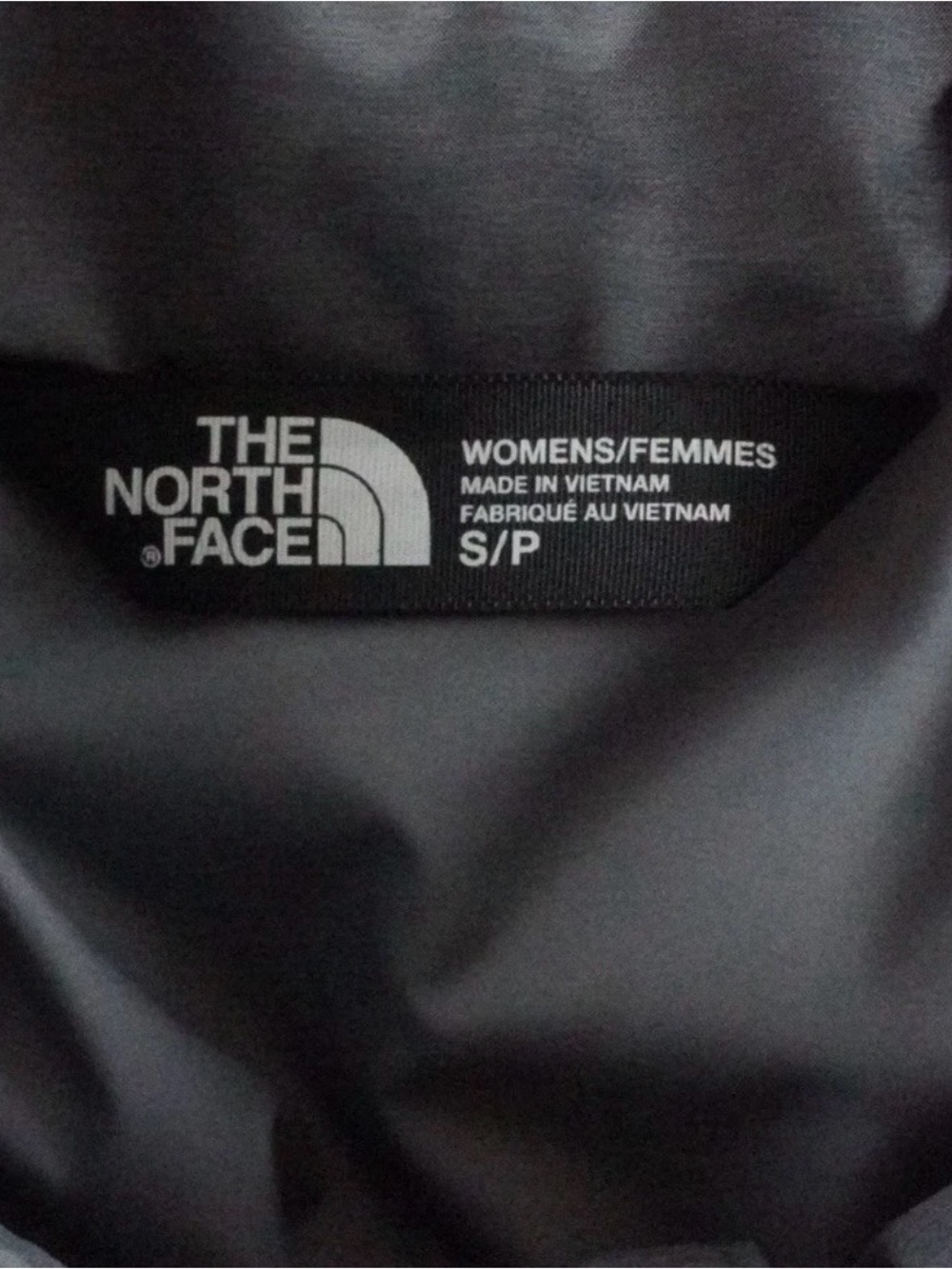 The North Face Tamburello Insulated Quilted Jacket Womens Small Gray Full Zip - Picture 4 of 10